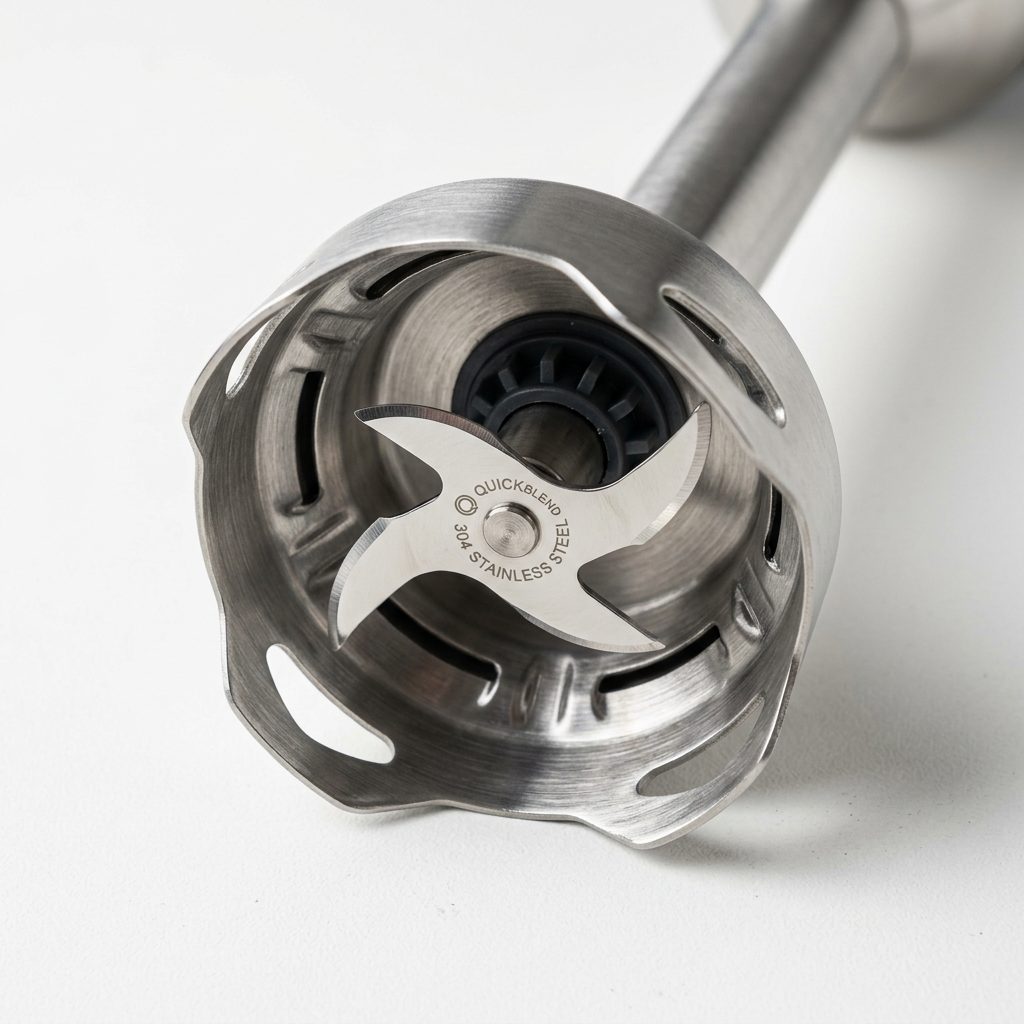 D&eacute;tail des lames en acier inoxydable 304