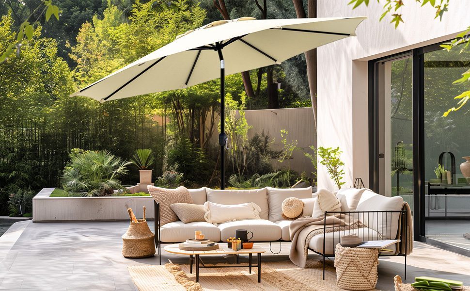 Parasol de Jardin Inclinable 270cm